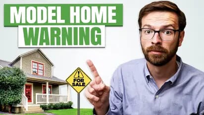 Model Home Warning